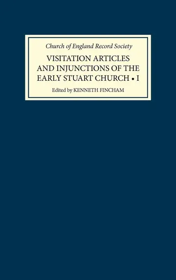 Cover of Visitation Articles and Injunctions of the Early Stuart Church (1)