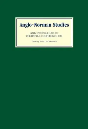 Cover of Anglo-Norman Studies XXIV