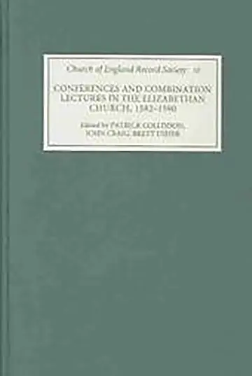 Cover of Conferences and Combination Lectures in the Elizabethan Church