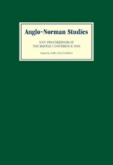 Cover of Anglo-Norman Studies XXV