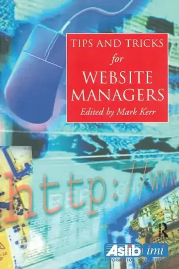 Cover of Tips and Tricks for Web Site Managers