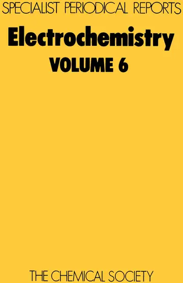 Cover of Electrochemistry