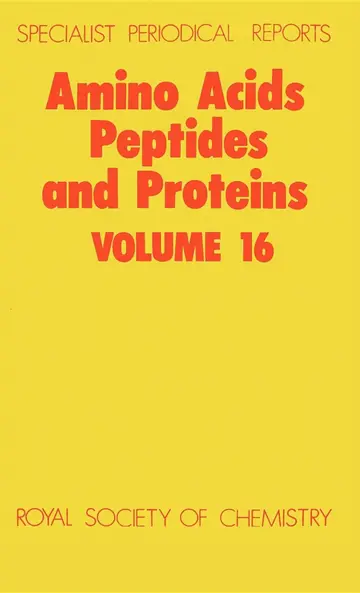 Cover of Amino Acids, Peptides and Proteins