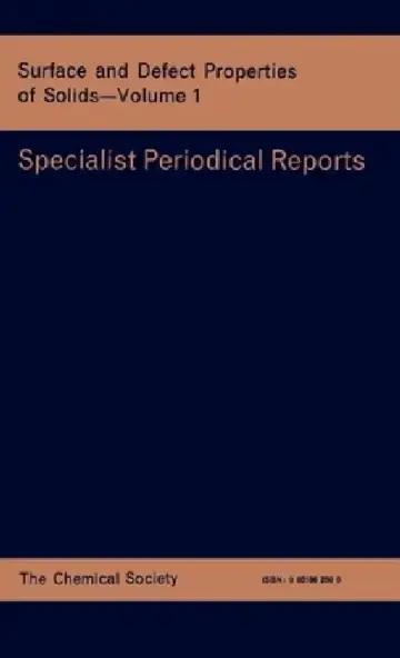 Cover of Surface and Defect Properties of Solids