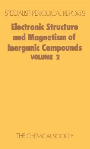 Cover of Electronic Structure and Magnetism of Inorganic Compounds
