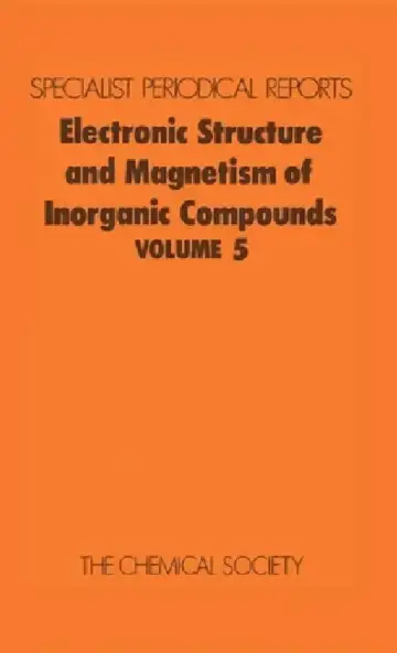 Cover of Electronic Structure and Magnetism of Inorganic Compounds