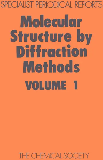 Cover of Molecular Structure by Diffraction Methods
