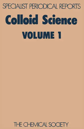 Cover of Colloid Sci Vol 1