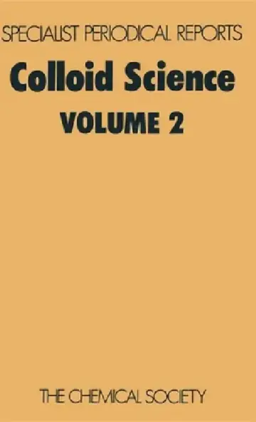 Cover of Colloid Science