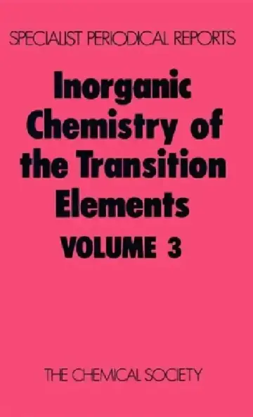 Cover of Inorganic Chemistry of the Transition Elements
