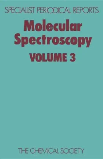 Cover of Molecular Spectroscopy