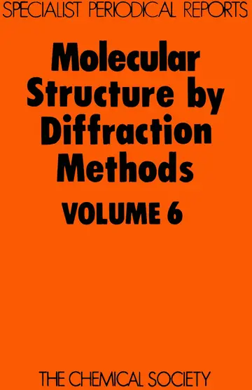Cover of Molecular Structure by Diffraction Methods