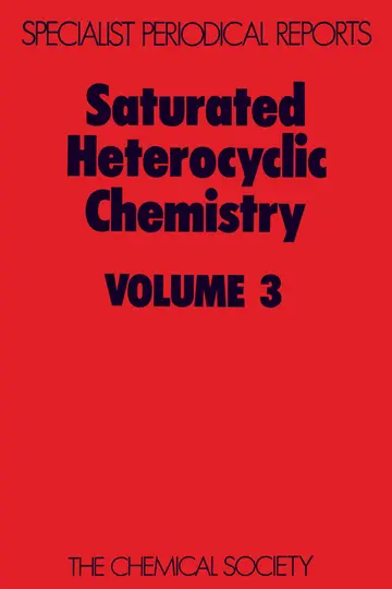 Cover of Saturated Heterocyclic Chemistry