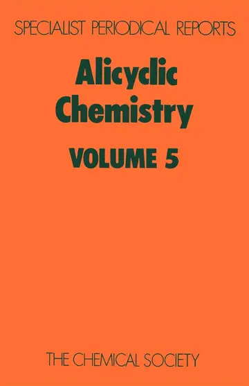 Cover of Alicyclic Chemistry