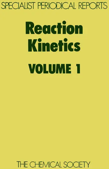 Cover of Reaction Kinetics Vol I