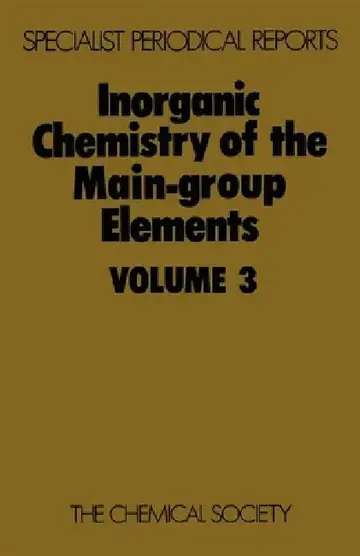 Cover of Inorganic Chemistry of the Main-Group Elements