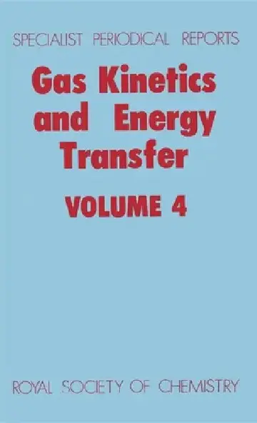 Cover of Gas Kinetics and Energy Transfer