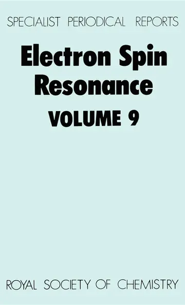 Cover of Electron Spin Resonance