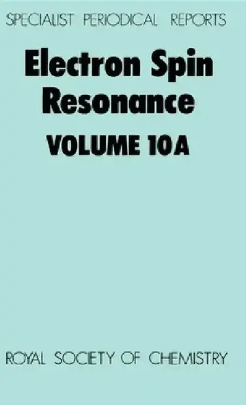 Cover of Electron Spin Resonance