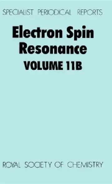 Cover of Electron Spin Resonance