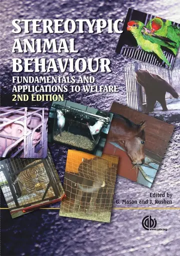 Cover of Stereotypic Animal Behaviour