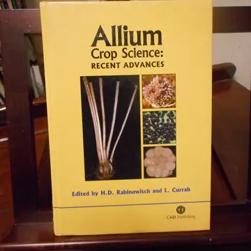 Cover of Allium Crop Science