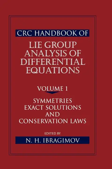 Cover of CRC Handbook of Lie Group Analysis of Differential Equations