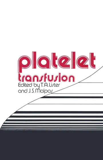 Cover of Platelet Transfusion