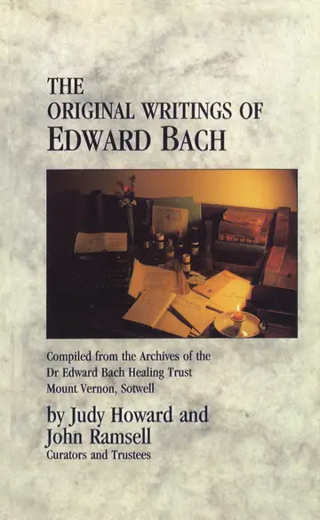 Cover of The Original Writings of Edward Bach