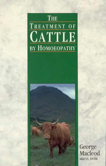 Cover of The Treatment of Cattle by Homoeopathy