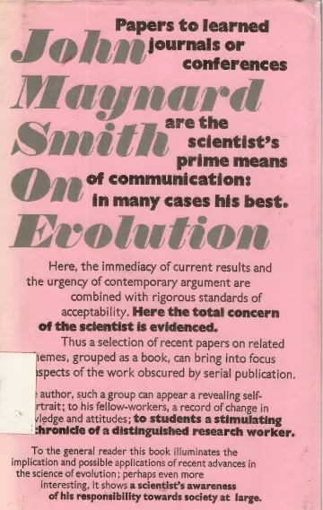 Cover of On Evolution