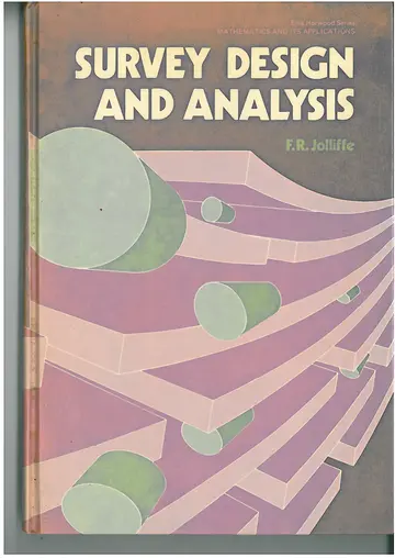 Cover of Jolliffe Survey ∗design∗ and Analysis