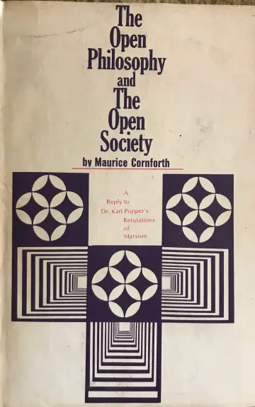 Cover of Open Philosophy and the Open Society