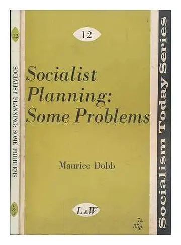 Cover of Socialist Planning