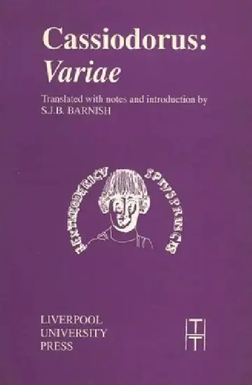 Cover of Cassiodorus