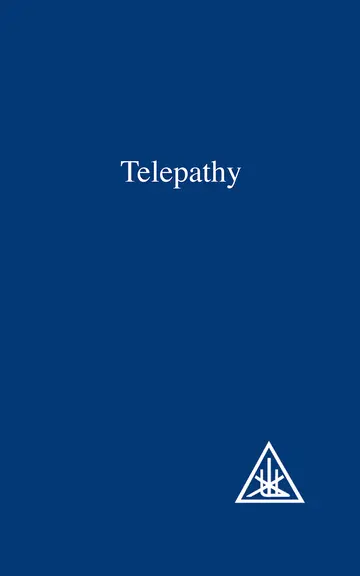 Cover of Telepathy and Etheric Vehicle