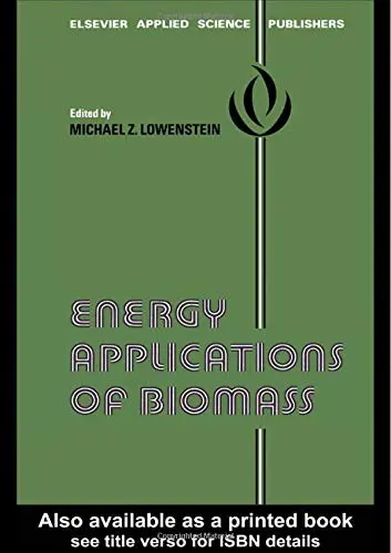 Cover of Energy Applications of Biomass