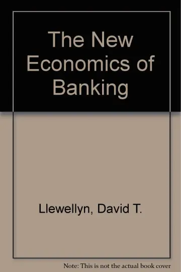 Cover of The New Economics of Banking
