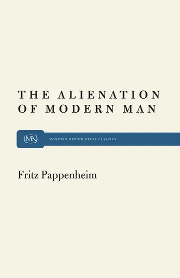 Cover of Alienation of Modern Man