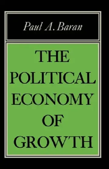 Cover of Political Econ of Growth
