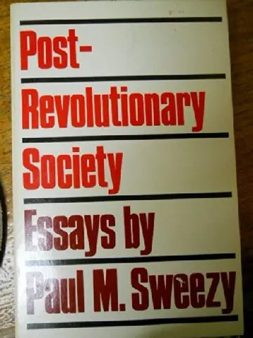 Cover of Post-Revolutionary Society