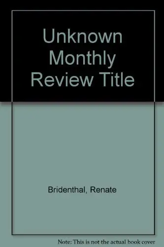 Cover of Unknown Monthly Review Title