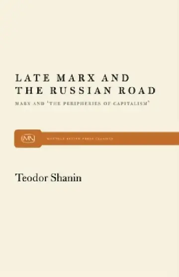 Cover of Late Marx and the Russian Road