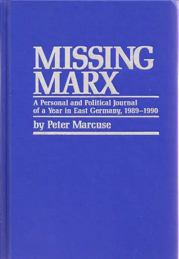 Cover of Missing Marx
