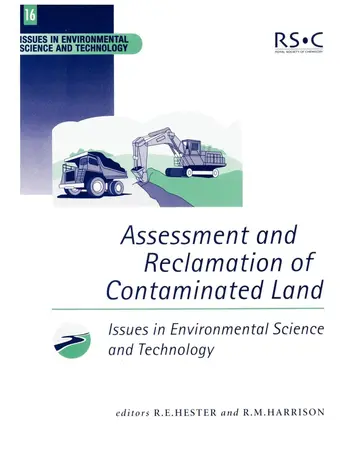 Cover of Assessment and Reclamation of Contaminated Land (16)
