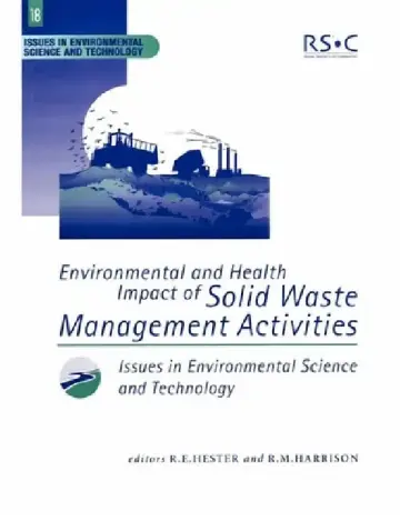 Cover of Environmental and Health Impact of Solid Waste Management Activities
