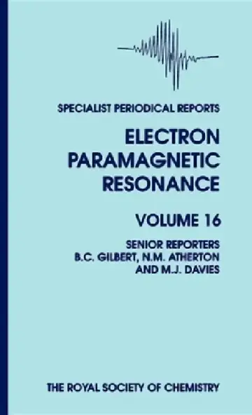Cover of Electron Paramagnetic Resonance