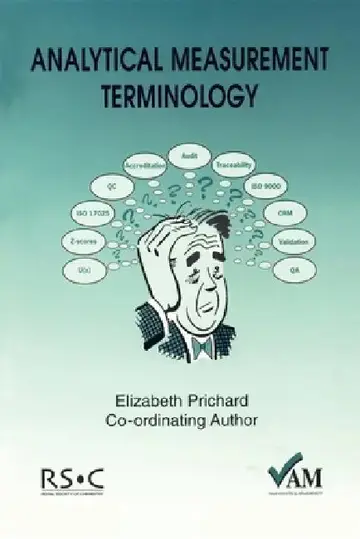Cover of Analytical Measurement Terminology