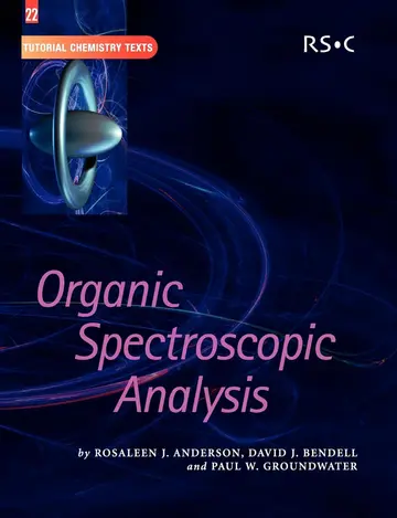 Cover of Organic Spectroscopic Analysis