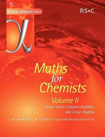 Cover of Maths for Chemists